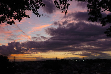 夕焼けの空_400
