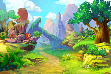 Foot of the Hill - Scene Design
