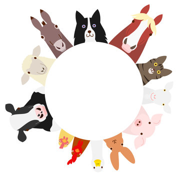 Farm Animals Circle