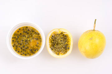 Passion fruit isolated
