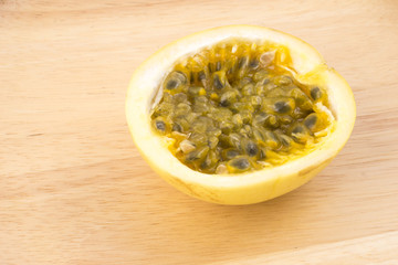 Passion fruit isolated