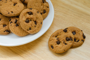 Butter Cookie with Chocolate Chips.