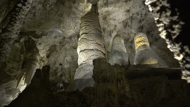 Motion Control Dolly Shot of Carlsbad Caverns -Dolly Left / Pan Left-
