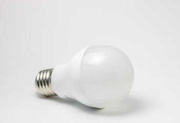 LED light bulb isolated on white background