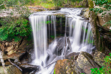 Fototapeta na wymiar Penpob Mai Waterfall
