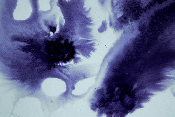 ink blot flowed, association