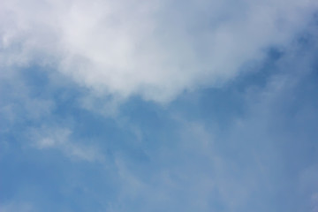 sky and cloud on background