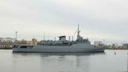 A warship at sea. © borroko72