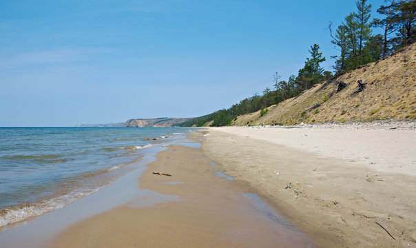 peschanka -bay with a sandy beach