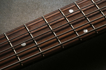 Bass guitar neck