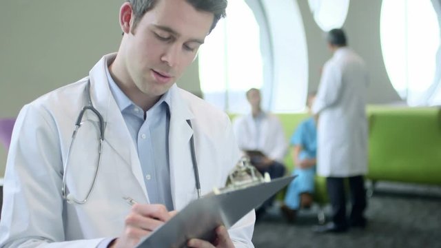 Doctors with clipboard