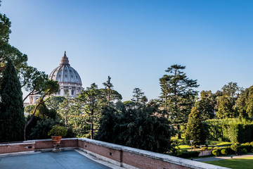 Le dôme de la Basilique Saint-Pierre du Vatican