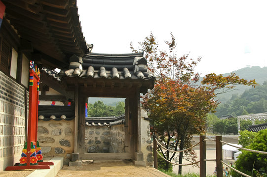 Korean palace gate