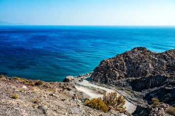 Gorgeous blue greek sea