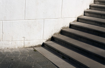 Fototapeta na wymiar Old stairway.