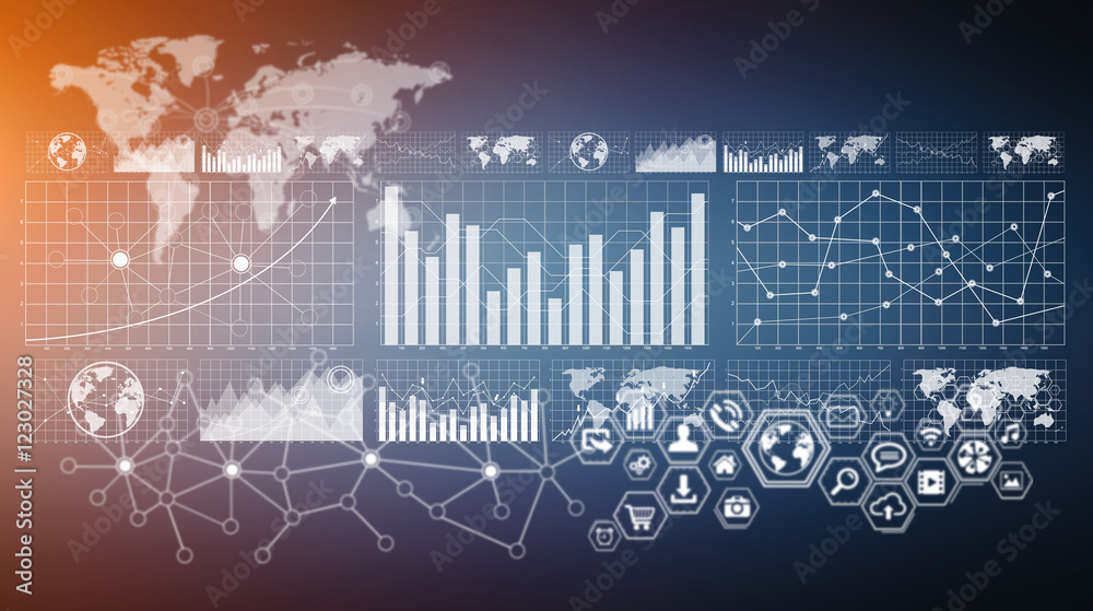 Poster digital charts and screen interface
