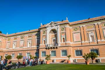 Dans le Jardin Carr&eacute; du Mus&eacute;e du Vatican &agrave; Rome
