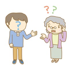 知人の顔がわからなくなるシニア女性