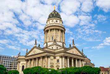 Fototapeta na wymiar German Cathedral at Gendarmenmarkt, Berlin