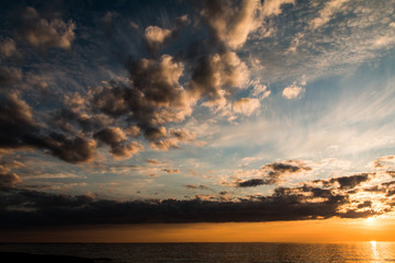 sunset, ocean sky_2