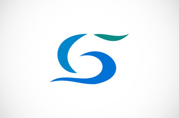 Obraz na płótnie Canvas letter S logo vector