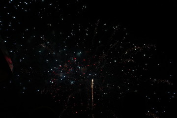 gigantisches Feuerwerk