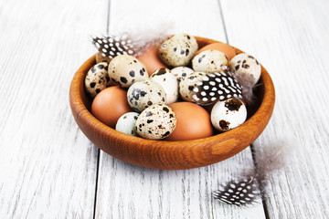 bowl with fresh eggs