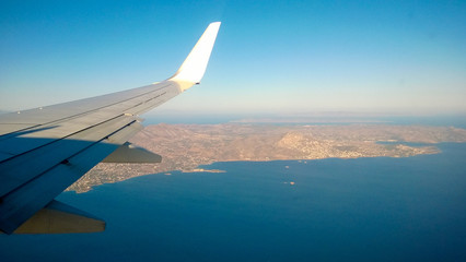 View from the airplane window