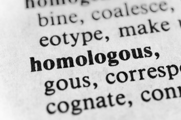 Homologous