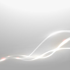 Obraz premium Abstract shiny curve line and flow background for corporate business or tech identity design, online presentation website element., Vector illustration