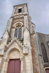 Fototapeta na wymiar Eglise de Talmont saint Hilaire, Vendée, Pays de Loire, France