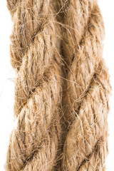 Rope knot isolated on white