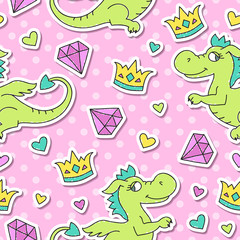 dragon seamless pattern