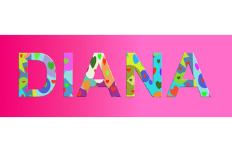 Vorname Diana, Grafik