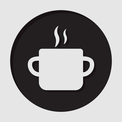 information icon - cooking pot with smoke