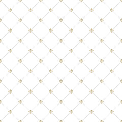 Seamless Pattern With Royal Lily