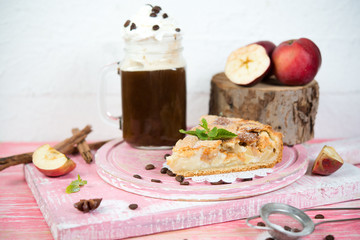 Traditional tsvetayevsky apple pie
