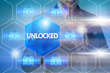 Fototapeta premium Business, technology, internet and networking concept. Businessm