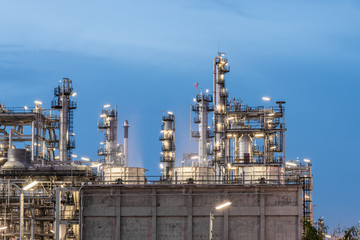 Oil Refinery factory, petrochemical plant