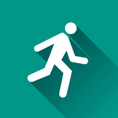 running icon design