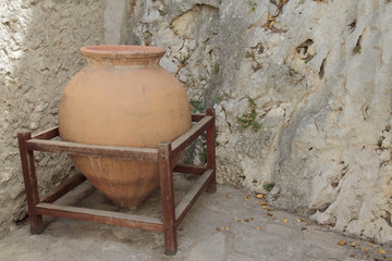 earthenware jar