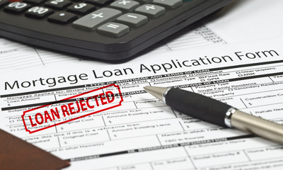 Fototapeta premium mortgage loan application form