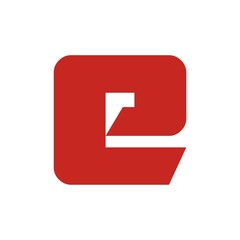 e letter initial logo design