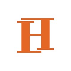 H letter initial logo design