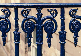 Cast iron fence