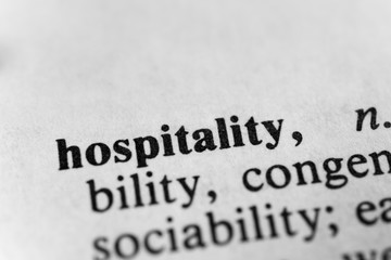 Obraz premium Hospitality