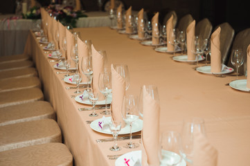 wedding banquet in a restaurant