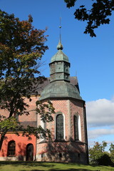 Fototapeta na wymiar Church tower,Skokloster,Sweden