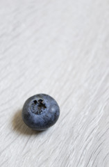 A Blueberry on white background 