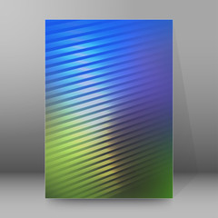 background report brochure Cover Pages A4 style abstract glow01